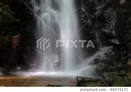 瀑布：源氏瀑布：源氏瀑布冷卻：大阪的100綠地：八公片野 68474172