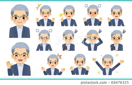 grandfather, business man, elderly 68476325