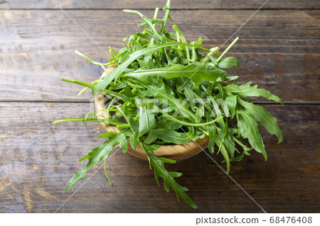 Fresh arugula leaves, rucola. Fresh arugula leaves, rucola. 68476408