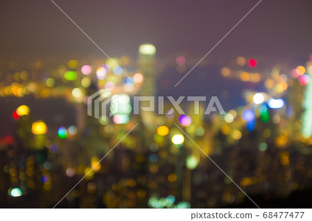 Night light of Hongkong city with victoria bay Night light of Hongkong city with victoria bay 68477477