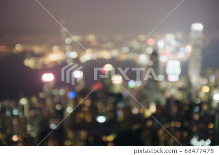 Night light of Hongkong city with victoria bay Night light of Hongkong city with victoria bay 68477478