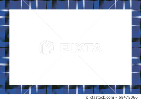 Vintage frame vector. Scottish border pattern 68478060