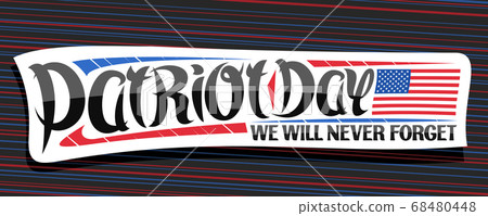 Vector banner for Patriot Day Vector banner for Patriot Day 68480448
