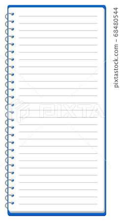Sketchbook Ring note frame illustration * 1 page of A4 tri-fold size vector Sketchbook Ring note frame illustration * 1 page of A4 tri-fold size vector 68480544