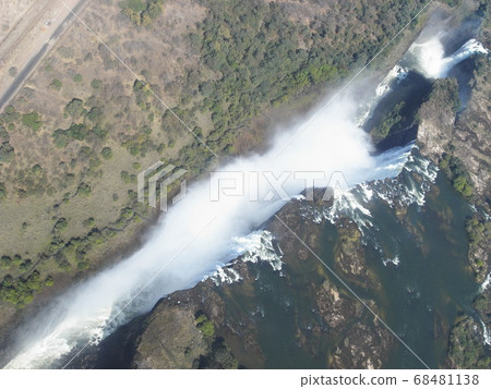 Victoria Falls seen from the sky Victoria Falls seen from the sky 68481138