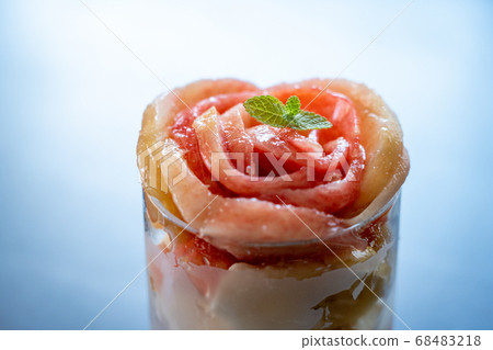 Hida peach parfait Hida peach parfait 68483218