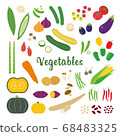 Vector illustration set of vegetables 68483325