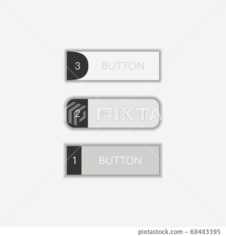 Web buttons flat design vector template - Stock Illustration [68483395 ...