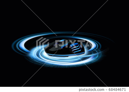 High technology computer gaming mouse with - Stock Photo [68484671] - PIXTA