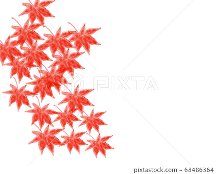 Autumn leaves handwriting style 68486364