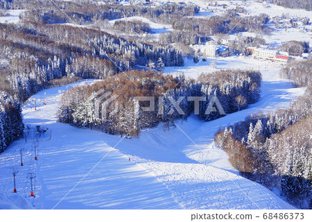 Kitashiga Komaruyama Ski Resort, Shimotakai District, Nagano Prefecture, Japan Kitashiga Komaruyama Ski Resort, Shimotakai District, Nagano Prefecture, Japan 68486373