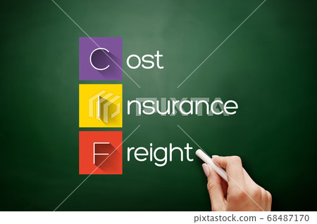 CIF - Cost Insurance Freight acronym on blackboard CIF - Cost Insurance Freight acronym on blackboard 68487170