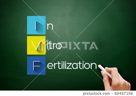 IVF - In Vitro Fertilization acronym, medical 68487198