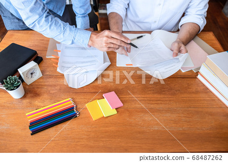 Tutor books with friends education, Group students Tutor books with friends education, Group students 68487262