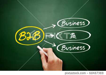 B2B - Business To Business acronym on blackboard B2B - Business To Business acronym on blackboard 68487369
