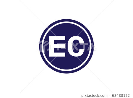 Initial Monogram Letter E C Logo Design Vector Template. E C Letter Logo Design Initial Monogram Letter E C Logo Design Vector Template. E C Letter Logo Design 68488152