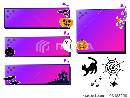 Halloween_Pumpkin, ghost and mansion caption base (small) 68488368