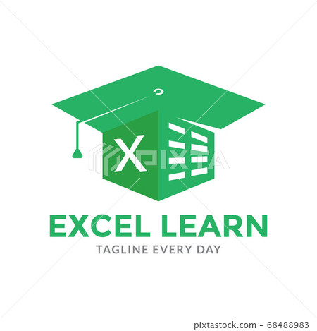 Excel Academy Logo Design Vector Stock Illustration 6848