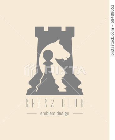 8 Directions of Chess Compass Logo. Stock Illustration - Illustration of  logo, clock: 147892892