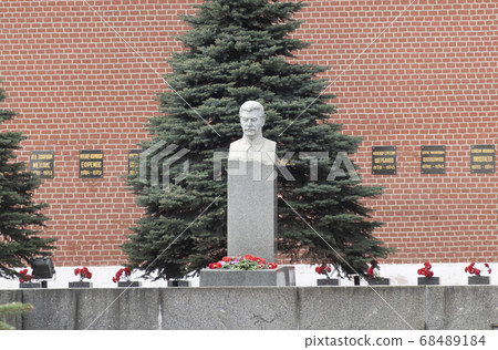 Grave of Soviet dictator Josef Stalin at Red 68489184