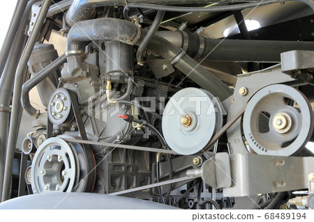 Modern car engine technical background Modern car engine technical background 68489194