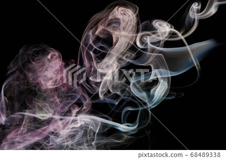 Abstract smoke transparent brown color swirl Abstract smoke transparent brown color swirl 68489338