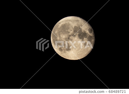 Half Moon Background being Earth's only permanent 68489721