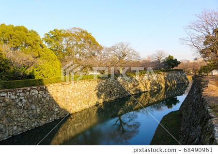 Himeji Castle, a World Heritage Site in Japan Special Historical Site Himeji Castle Ruins 68490961
