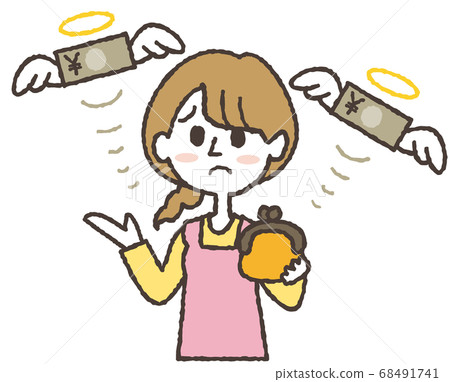 浪費了家庭主婦的插圖 浪費了家庭主婦的插圖 68491741