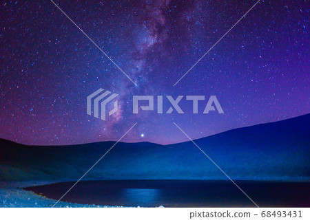 台灣高山湖泊-天使的眼淚 嘉明湖 星空 銀河 台灣高山湖泊-天使的眼淚 嘉明湖 星空 銀河 68493431
