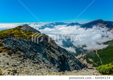 台灣高山湖泊-天使的眼淚 嘉明湖 登山步道 台灣高山湖泊-天使的眼淚 嘉明湖 登山步道 68494154