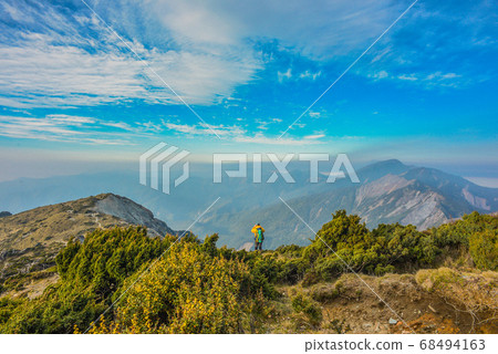 台灣高山湖泊-天使的眼淚 嘉明湖 登山步道 台灣高山湖泊-天使的眼淚 嘉明湖 登山步道 68494163
