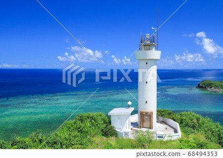 一個熱帶國家石垣島的圖片平崎的絕妙景色 一個熱帶國家石垣島的圖片平崎的絕妙景色 68494353