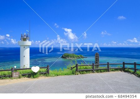 A superb view of Hirakubosaki, an image of a tropical country Ishigakijima 68494354
