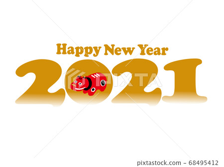 2021 New Year card 68495412