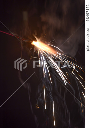 Hand-held fireworks 68497151