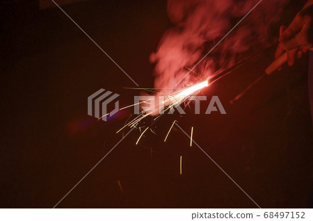 Hand-held fireworks 68497152