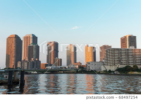 (東京城市景觀)海濱夜景8 (東京城市景觀)海濱夜景8 68497254
