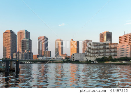 (東京城市景觀)海濱日落7 (東京城市景觀)海濱日落7 68497255