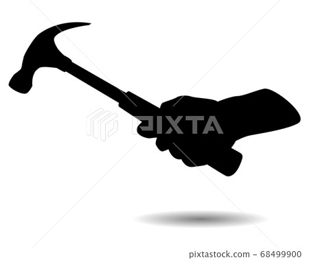 hand with hammer vector design hand with hammer vector design 68499900