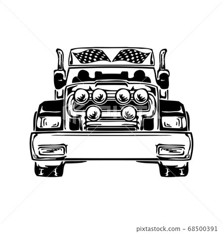 Off-road element - Silhouette LogoRacing 4x4 car club emblems, labels and badges. Off-road element - Silhouette LogoRacing 4x4 car club emblems, labels and badges. 68500391