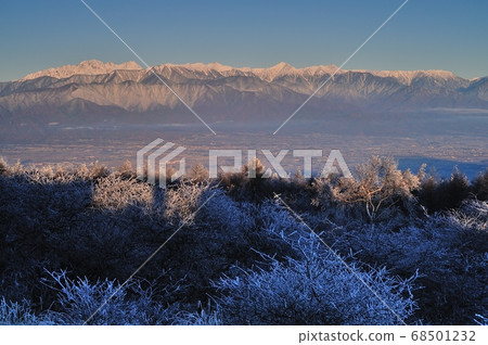 High Boch and Northern Alps covered in hoarfrost High Boch and Northern Alps covered in hoarfrost 68501232