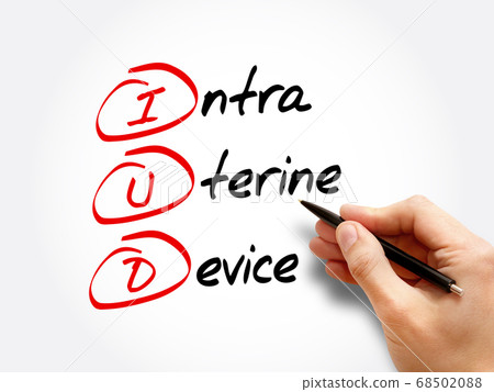 IUD - Intra Uterine Device, acronym health concept IUD - Intra Uterine Device, acronym health concept 68502088