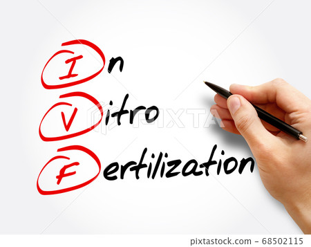 IVF - In Vitro Fertilization, acronym health 68502115