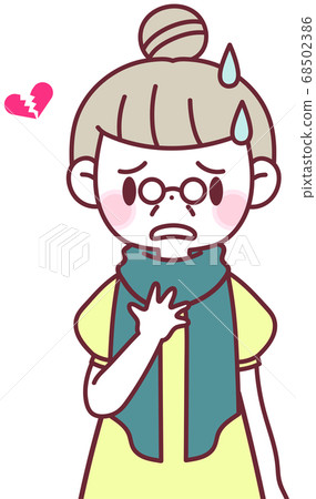 Senior woman with disillusioned face Senior woman with disillusioned face 68502386