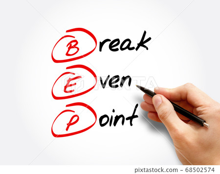 BEP - Break Even Point acronym 68502574