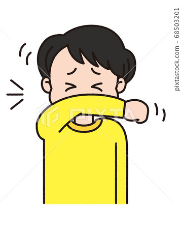 Cough etiquette Cough etiquette 68503201