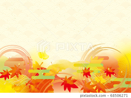 Autumn leaves background material Autumn leaves background material 68506271