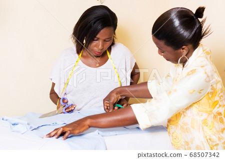 formation of a seamstress student. formation of a seamstress student. 68507342