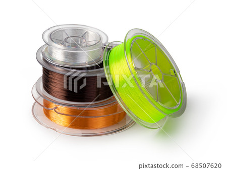 Fishing Line on white background 68507620